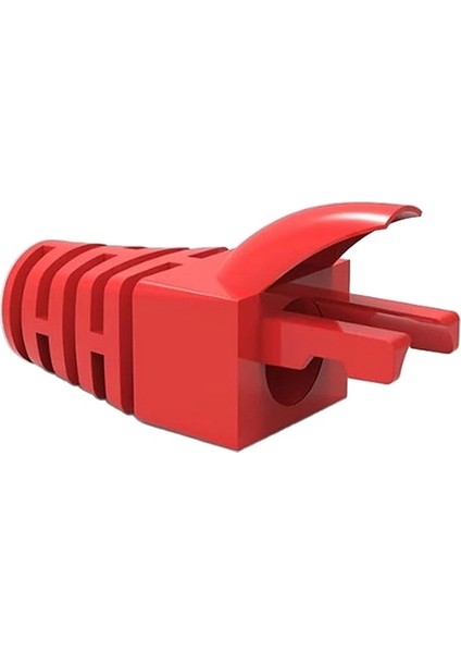 Trklink Pvc RJ45 Boots Konnektör Kırmızı Jack Kılıfı 50 'li Paket