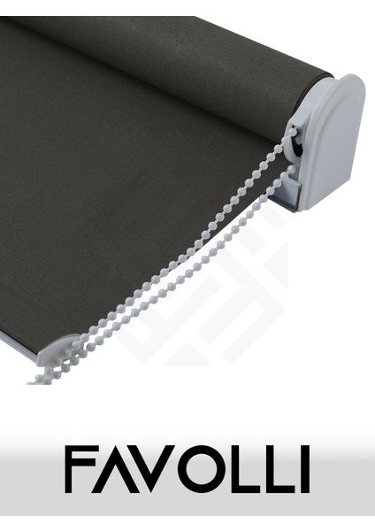 Koyu Gri Blackout Stor Perde Işık Geçirmez 110 cm x 260 cm Düz Desenli fırsatları