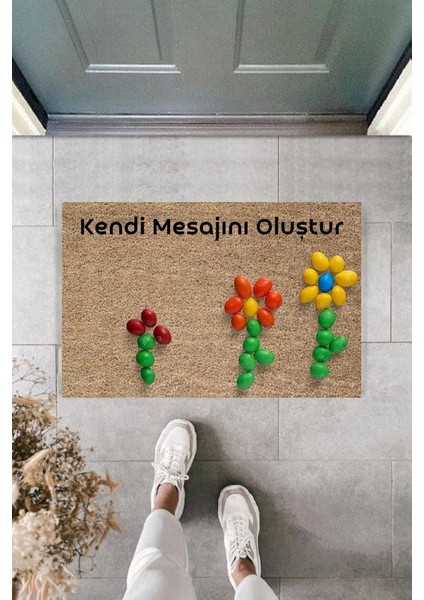 Dijital Baskı Kişiye Özel Iç Kapı Dekorasyon Paspas PS11232