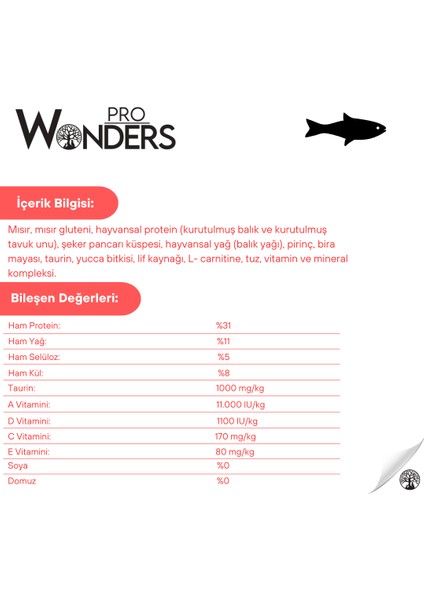 Pro Wonders Somonlu ve Pirinçli 15 kg Premium Kısırlaştırılmış Kedi Maması modelleri