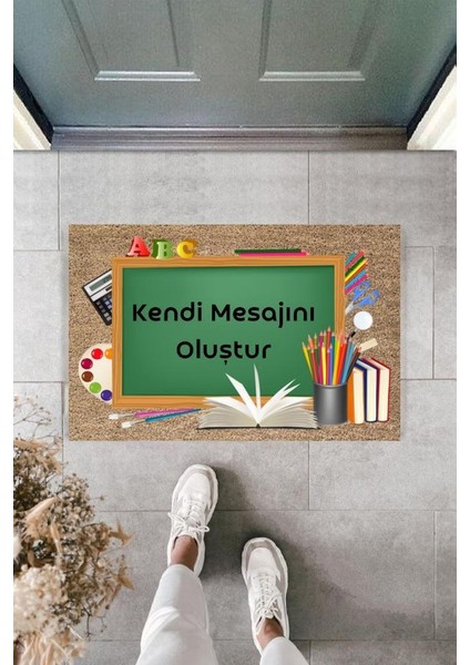 Dijital Baskı Kişiye Özel Iç Kapı Dekorasyon Paspas PS11240