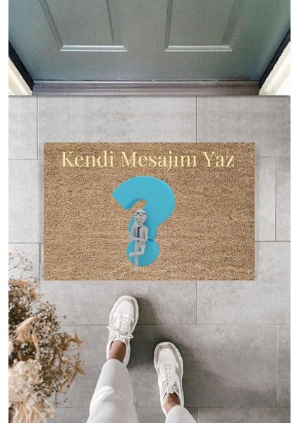 Dijital Baskı Kişiye Özel Iç Kapı Dekorasyon Paspas PS11236