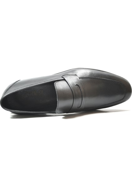 109 Siyah Mokasen Klasik Erkek Kösele Ayakkabı fırsatları