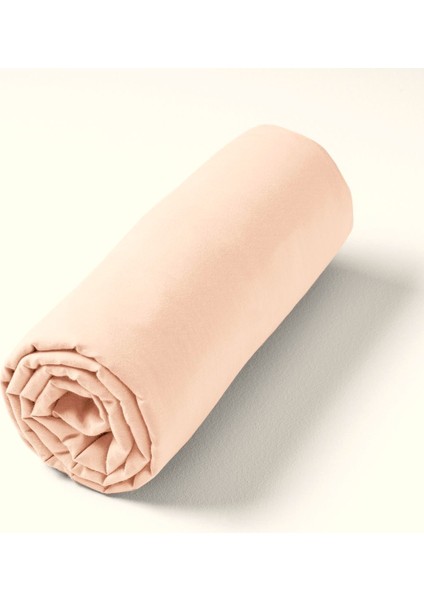 Pamuklu Ekru 160 x 200+2*(50 x 70) Çift Kişilik Lastikli Çarşaf ve Yastık Kılıfı Seti