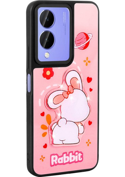 Vivo Y17S Kılıf Parlayan Kabartmalı İkonik Figürlü Amas Silikon Kapak fırsatları