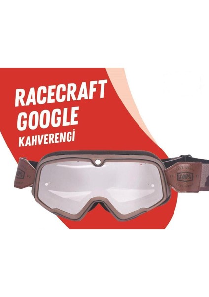 Racecraft Kahverengi Goggle