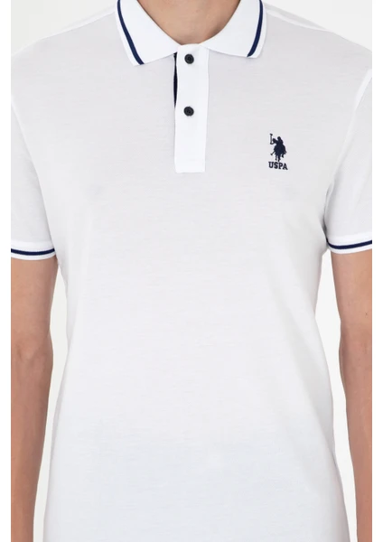 U.S. Polo Assn. Erkek Beyaz Tişört Basic 50284631-VR013