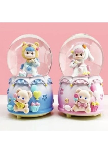 Deniz Kızı Temalı Büyük Boy Müzikli Işıklı Kar Küresi fiyatları