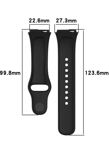 Redmi Watch 3 Lite Uyumlu Soft Silikon Kordon Kayış