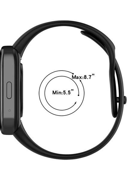 Redmi Watch 3 Lite Uyumlu Soft Silikon Kordon Kayış