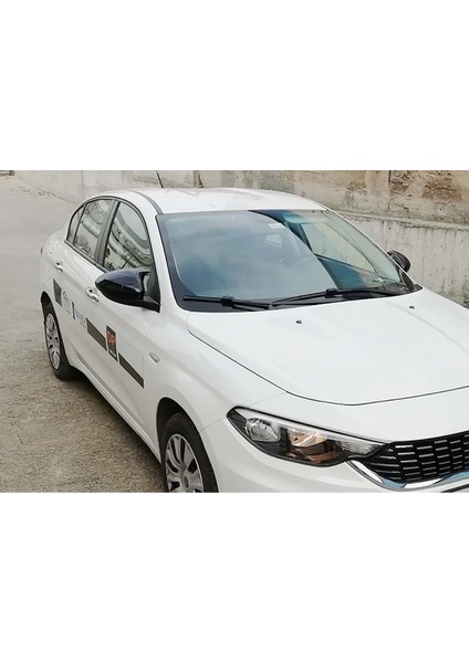 Fiat Egea Batman Yarasa Ayna Kapağı Piona Black Abs 2015 ve Üzeri