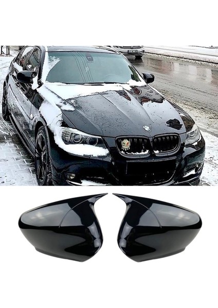 Bmw E90 Lcı Batman Yarasa Ayna Kapağı Piona Black Abs 2008-2011