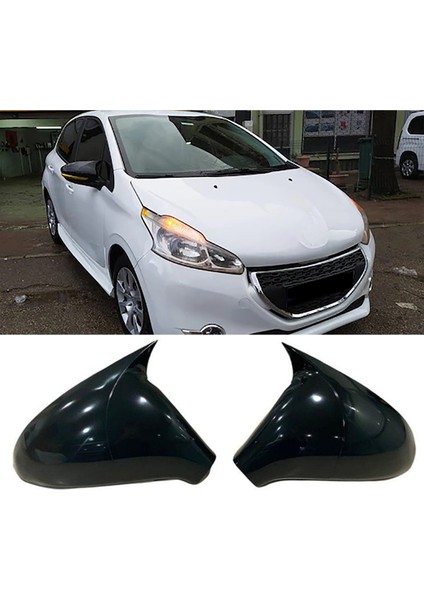 Peugeot 208 Batman Yarasa Ayna Kapağı Piona Black Abs 2012 - 2018