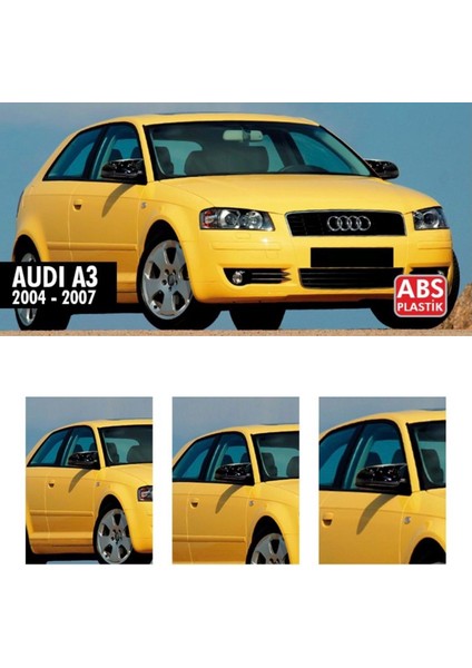 Audi A3 8p Batman Yarasa Ayna Kapağı Piona Black Abs 2003-2007 fiyatları