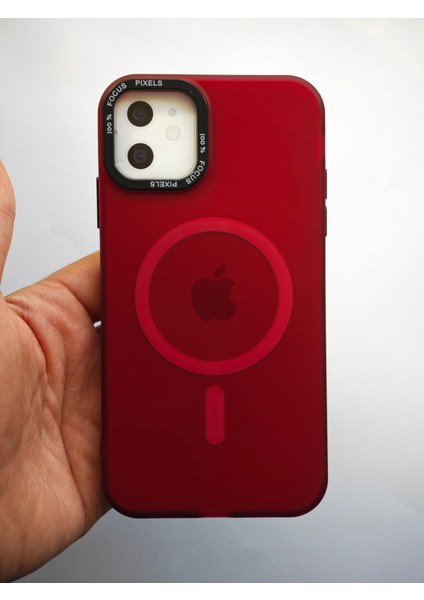 Apple iPhone 11 Kılıf Magsafe Uyumlu Kamera Çıkıntılı Darbe Emici Mat Lüx Kapak Tb-11