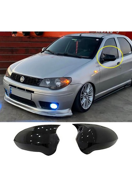 Fiat Albea Batman Yarasa Ayna Kapağı Piona Black Abs 2002-2009