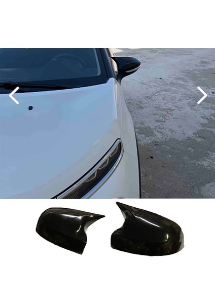 Citroen C3 Batman Yarasa Ayna Kapağı Piona Black Abs 2016 - 2021