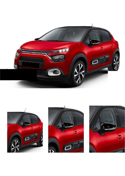 Citroen C3 Batman Yarasa Ayna Kapağı Piona Black Abs 2016 - 2021 fiyatları