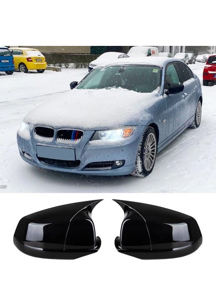 Bmw E90 Batman Yarasa Ayna Kapağı Piona Black Abs 2004-2008