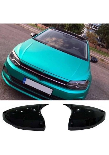 Vw Polo Mk6 Batman Yarasa Ayna Kapağı Piona Black Abs 2018-2021