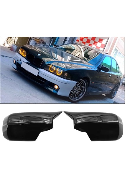 Bmw E46 Batman Yarasa Ayna Kapağı Piona Black Abs 1998 - 2005