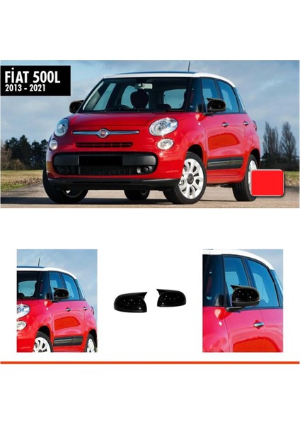 Fiat 500 L Batman Yarasa Ayna Kapağı Piona Black Abs 2013 - 2021
