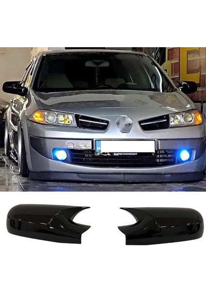 Renault Megane 2 Batman Yarasa Ayna Kapağı Piona Black Abs 2002-2009
