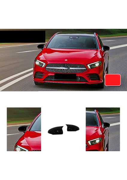 Mercedes A W177 Batman Yarasa Ayna Kapağı Piona Black Abs 2018-2021 fiyatları