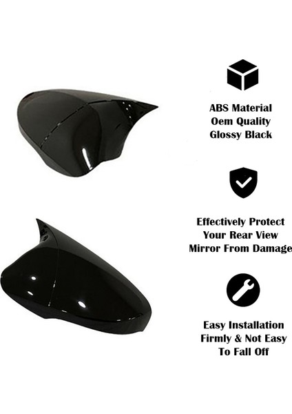 Hyundai Accent Blue Sinyalli Batman Yarasa Ayna Kapağı Piona Black Abs 2011-2019 indirimleri