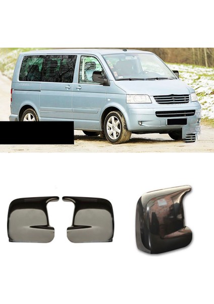 Vw Transporter T5 Batman Yarasa Ayna Kapağı Piona Black Abs 2004 - 2009