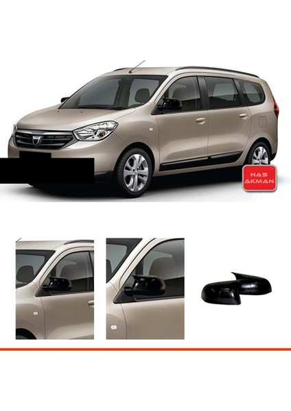 Dacia Lodgy Batman Yarasa Ayna Kapağı Piona Black Abs 2012 - 2021