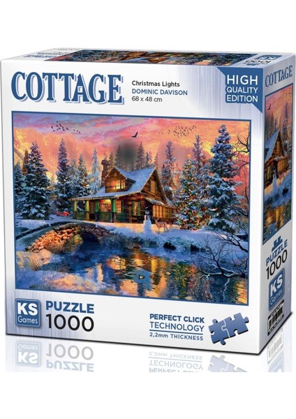 Christmas Lights 1000 Parça Puzzle -Ks Puzzle