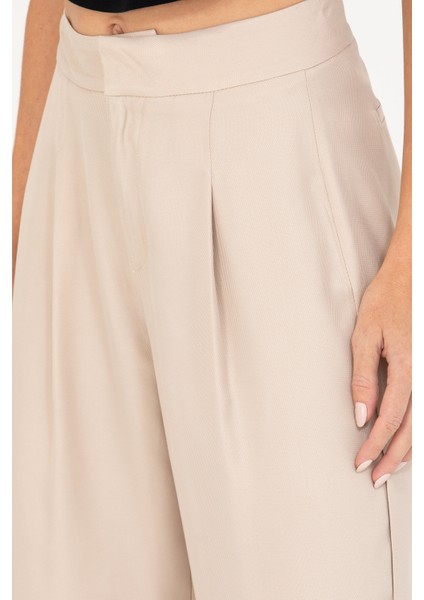 Kadın Bej Pantolon (Kanvas-Chino) 50263385-VR011