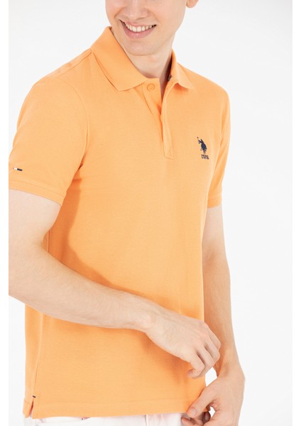 Erkek Turuncu Tişört Basic 50263238-VR051