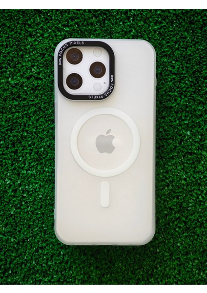 Apple iPhone 15 Pro Kılıf Magsafe Uyumlu Kamera Çıkıntılı Darbe Emici Mat Lüx Kapak TB-047