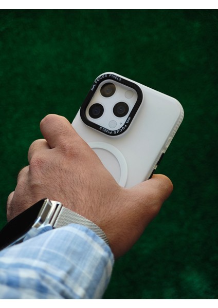 Apple iPhone 15 Pro Kılıf Magsafe Uyumlu Kamera Çıkıntılı Darbe Emici Mat Lüx Kapak TB-047