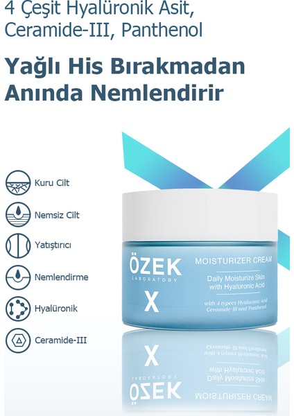 Özek x Moisturizer Face Cream 50 ml