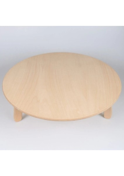 Ahşap Tahta Hamur Açma Sofrası 70 cm Katlanır Ayaklı Hamur Tahtası