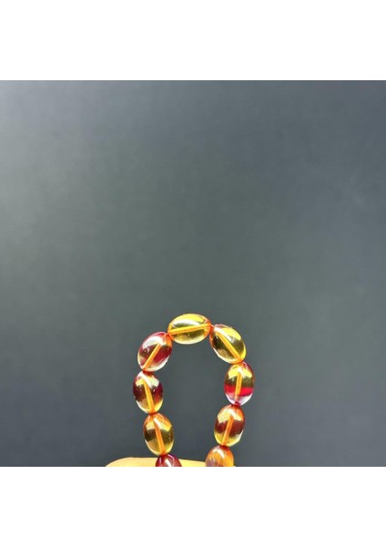 Beyzi Model 7-11MM Sıkma Ateş Kehribar Zaza Tesbih