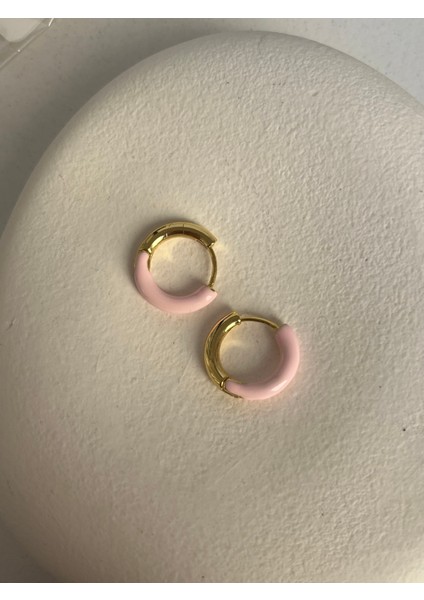 Pembe Gold Küpe