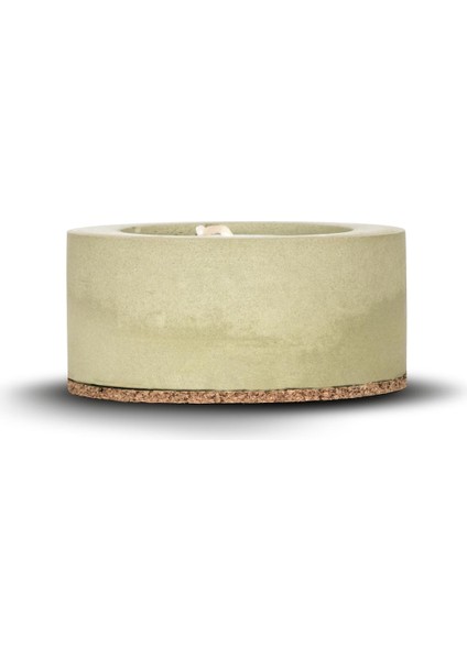 Inytium Serisi Dekoratif Haki Renk Beton Tealight Mumluk (Tealight Hediyeli!...) modelleri