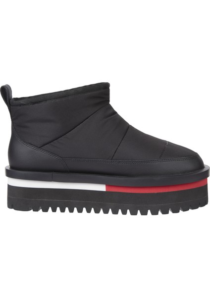 Tommy Hılfıger Tjw Nylon Flatform Boot Wl Bot & Bootie