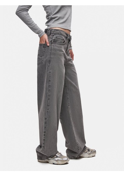 Kadın Larrıe Baggy Jean Pantolon fırsatları