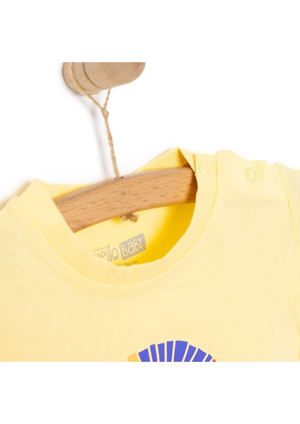 Basic Erkek Aslan Baskılı T-Shirt Erkek Bebek
