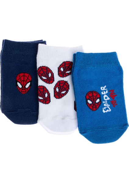 Spiderman Erkek 3'lü Bilek Çorap Erkek Bebek