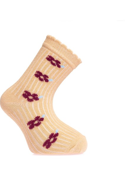 Çiçek Desenli 5'li Soket Çorap Kız Bebek fiyatları