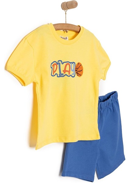 Motto Boy Erkek Tshirt-Şort Erkek Bebek