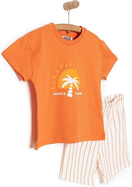 Motto Boy Erkek Tshirt-Şort Erkek Bebek
