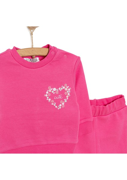 Basic Kız Çiçek Baskılı Eşofman Takımı Kız Bebek fiyatları