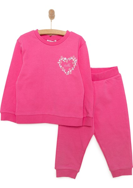 Basic Kız Çiçek Baskılı Eşofman Takımı Kız Bebek modelleri